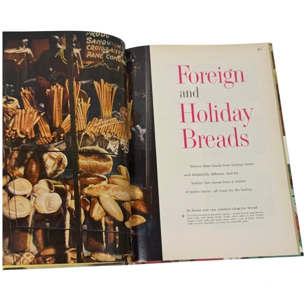 Vintage Better Homes and‎ Gardens Bread Cook Book 1967 Hardcover 360 Recipes BHG